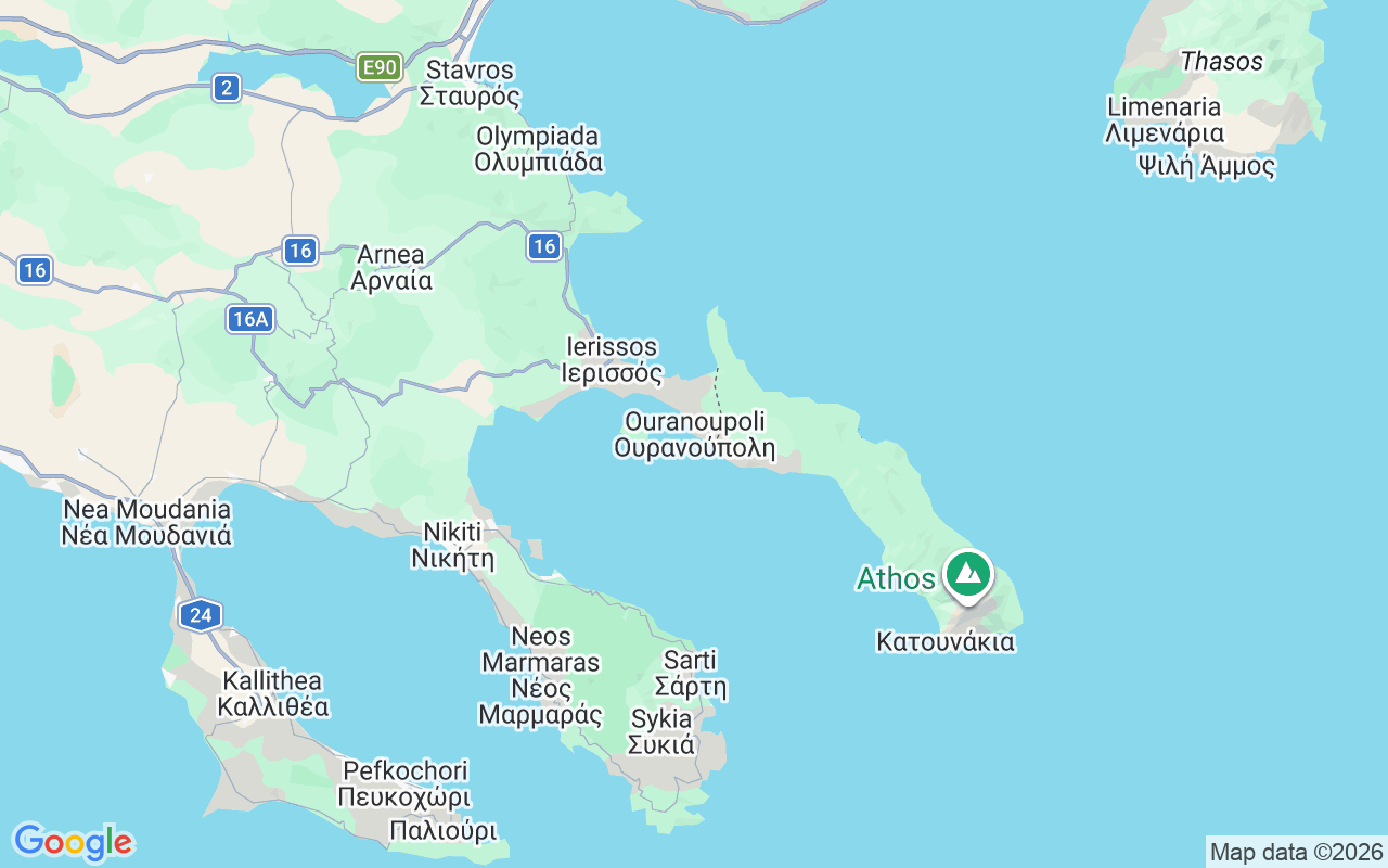 Liegeplatz Boot ohne Führerschein : Skala, Ouranoupoli