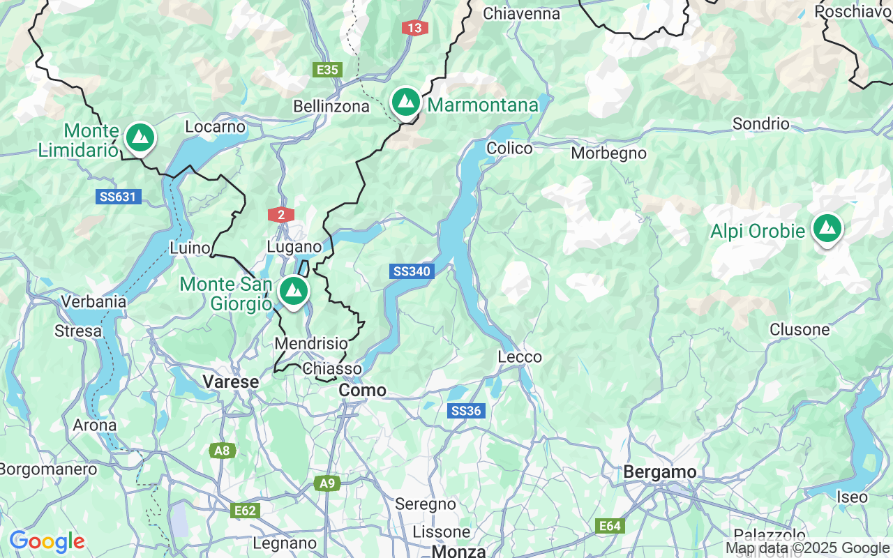 Plats för Motorbåt: Como, Comosjön