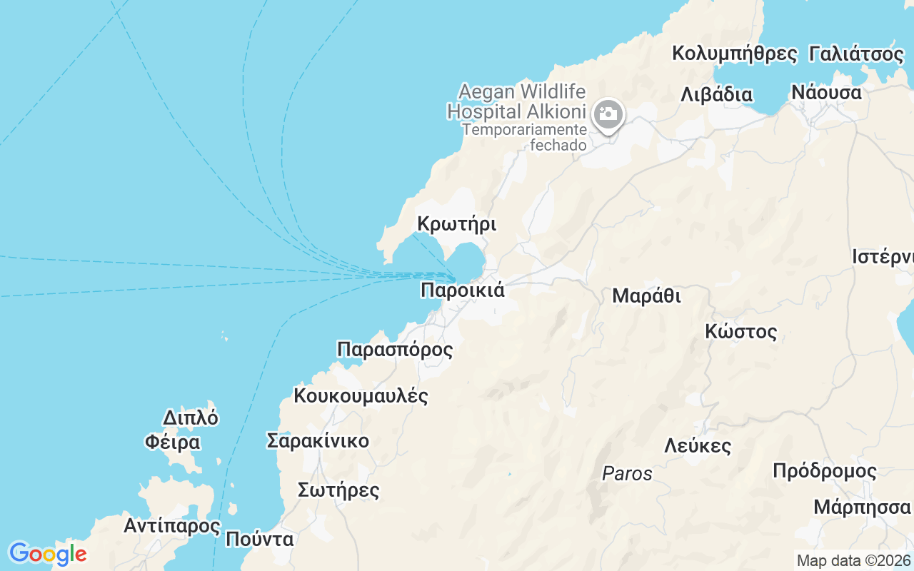 Localização do(a) Veleiro: Paros 844 00, Grécia