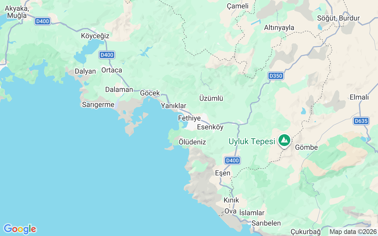 De locatie van Zeilboot: Fethiye, Fethiye