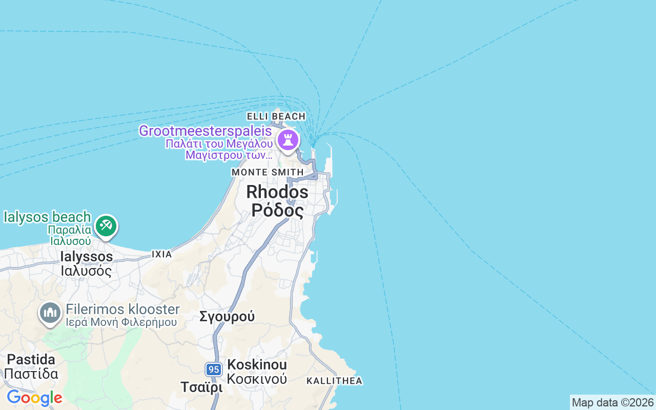 De locatie van Catamaran: Rhodes Marina, Rodos