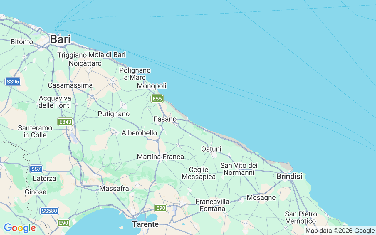 Emplacement du Bateau sans permis: Torre Canne Di Fasano, 72015 Torre Canne