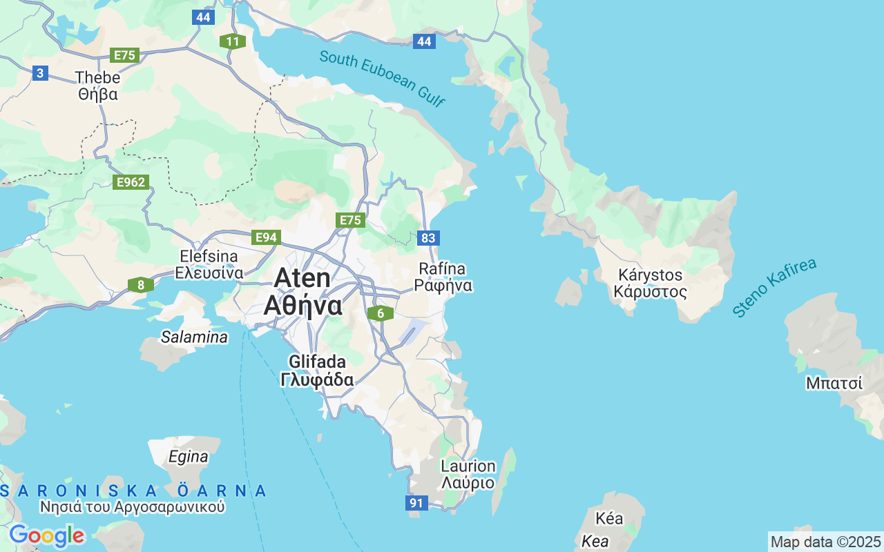 Plats för RIB-båt: Rafina, Rafína 190 09