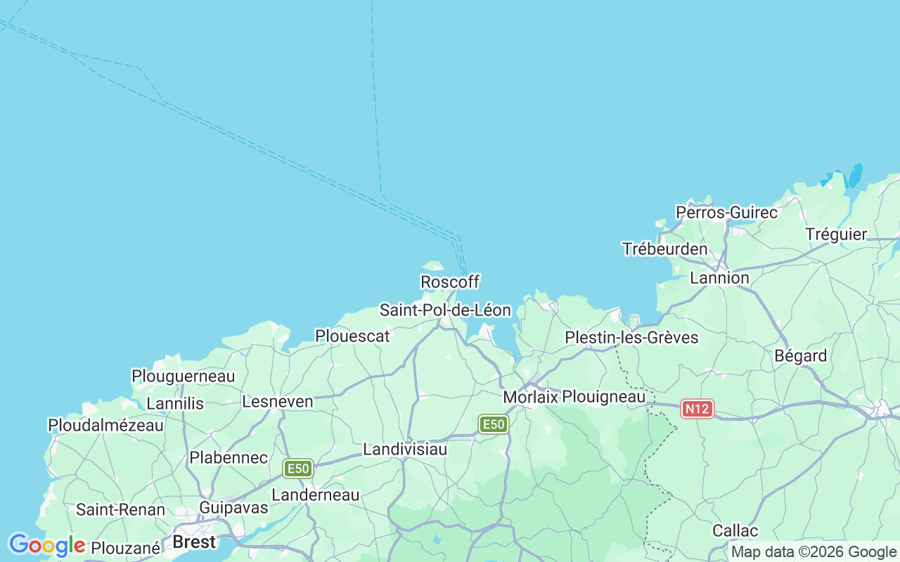De locatie van Motorboot: Roscoff, Roscoff