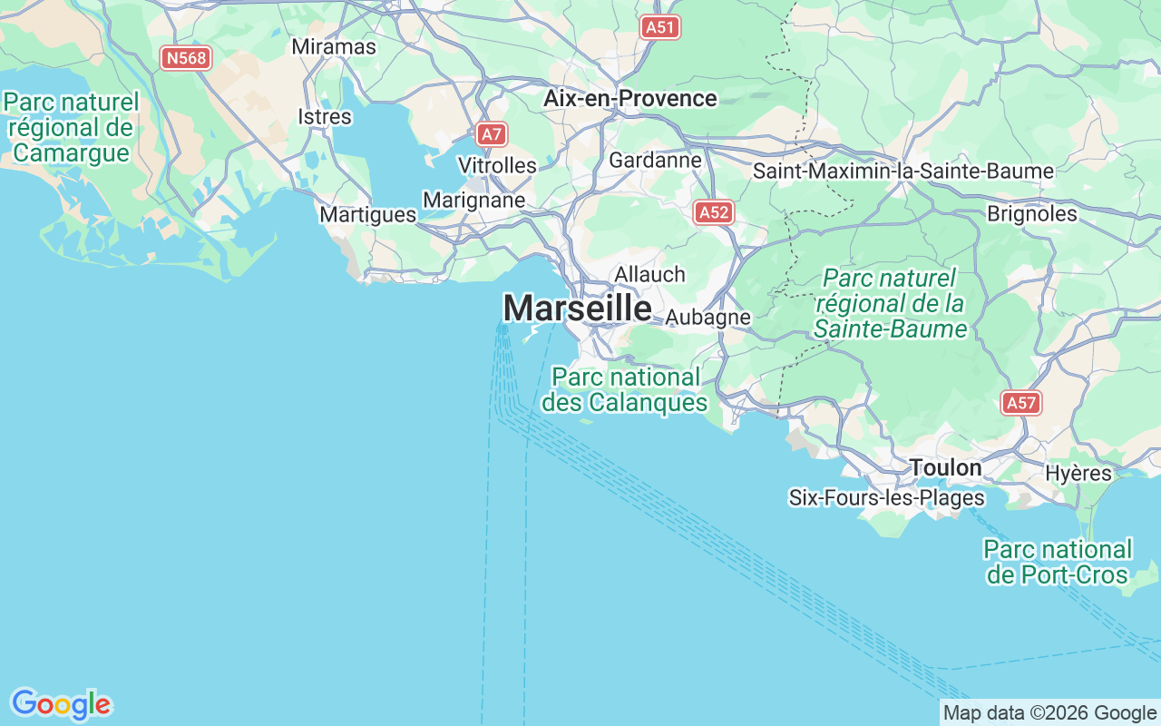 Emplacement du Bateau à moteur: Pointe Rouge, La Pointe-Rouge