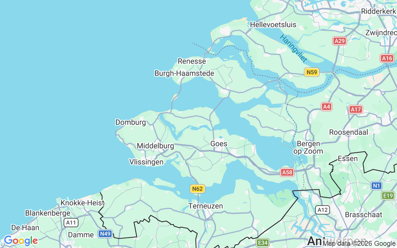 De locatie van Motorboot: Delta Marine, Kortgene