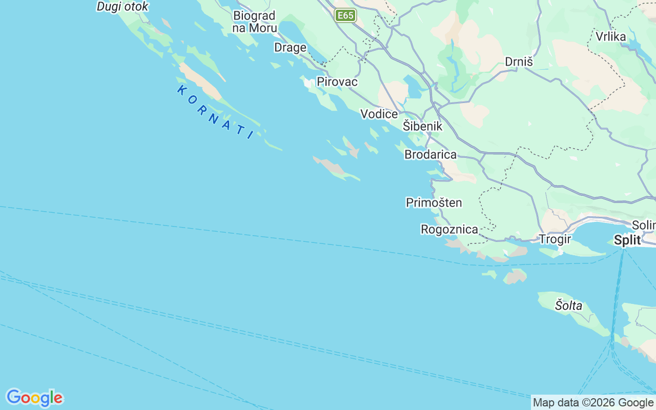 Emplacement du Semi-rigide: Jadrija, Šibenik