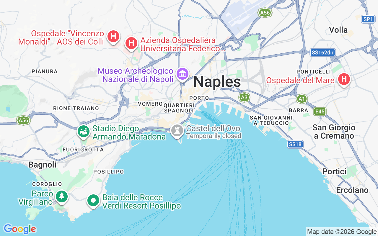 Location of the Catamaran: Porto Di Napoli, 80035 Naples
