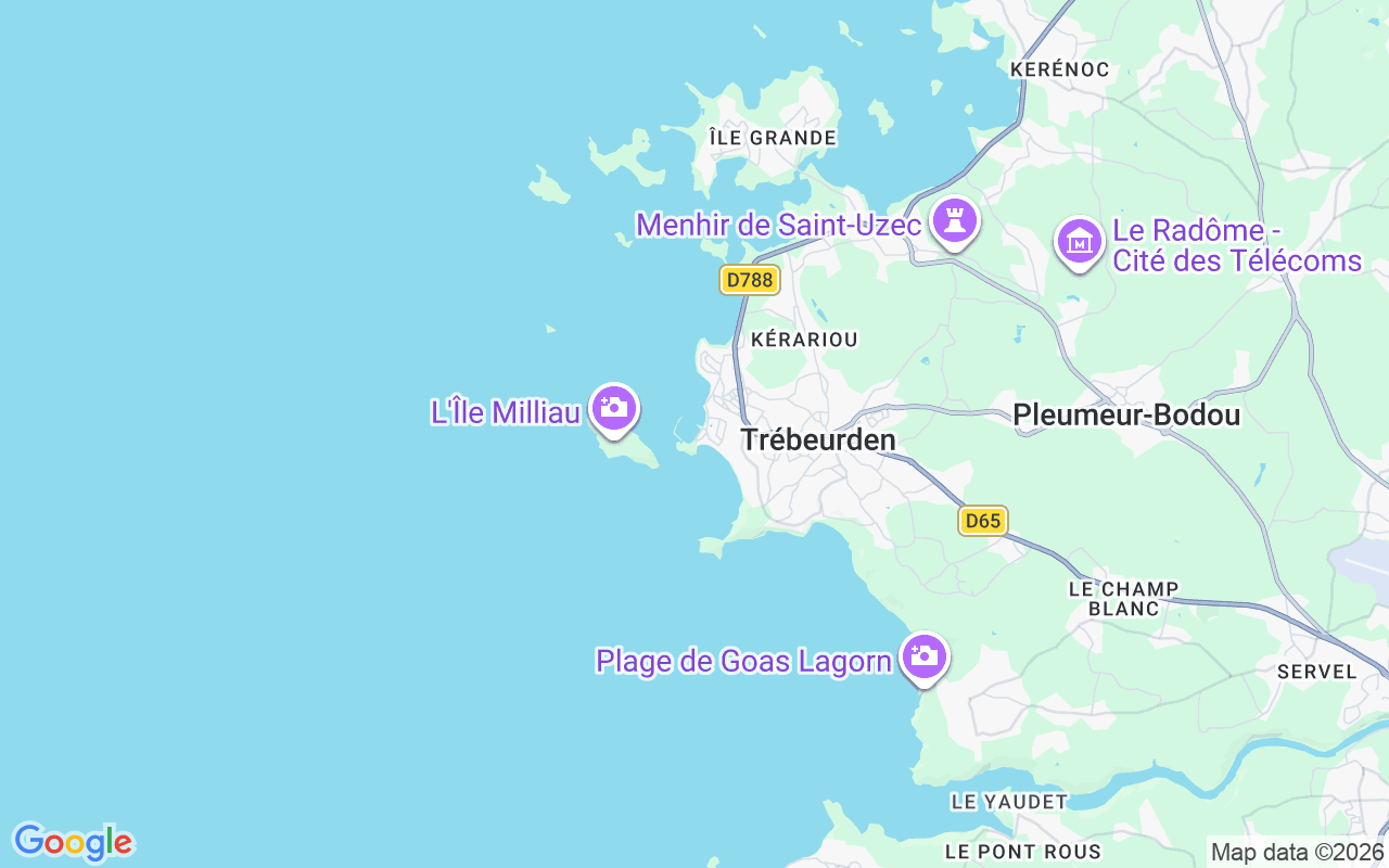 Emplacement du Semi-rigide: Port De Plaisance, Trébeurden