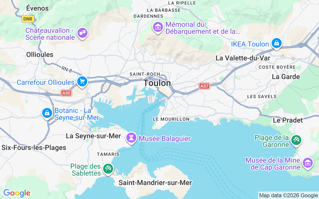 Localização do(a) Catamarã: Toulon, França