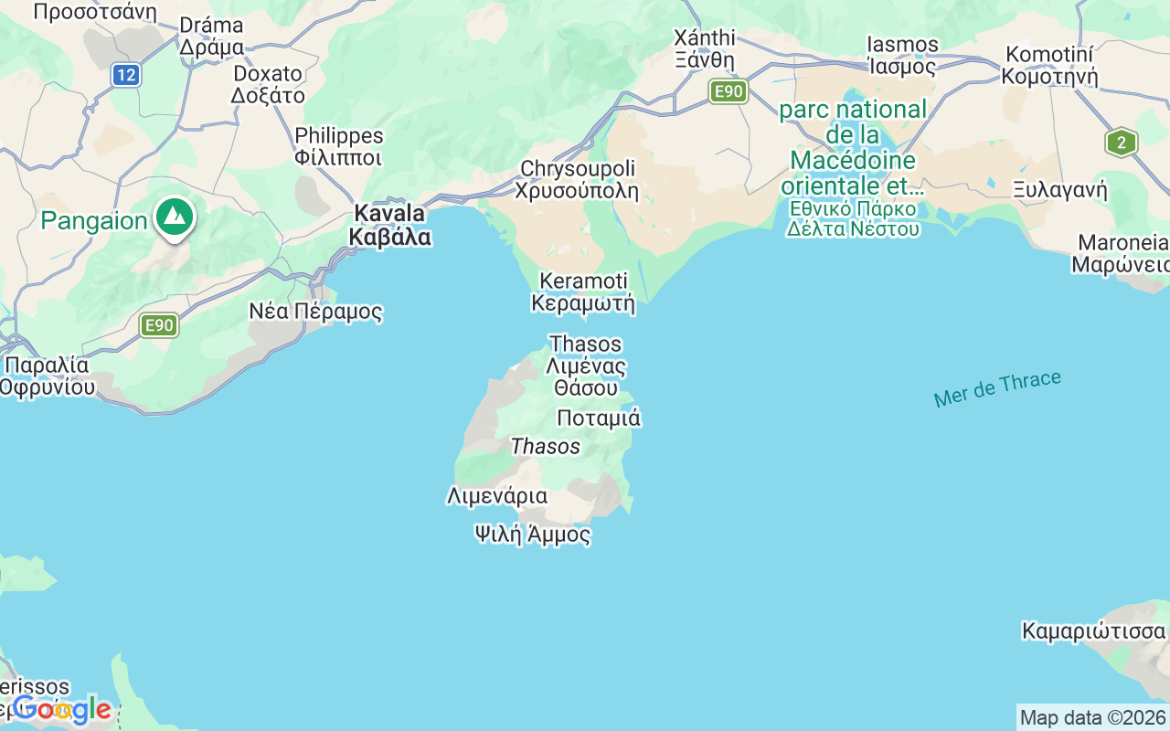 Emplacement du Bateau sans permis: Limenas, Thasos 640 04