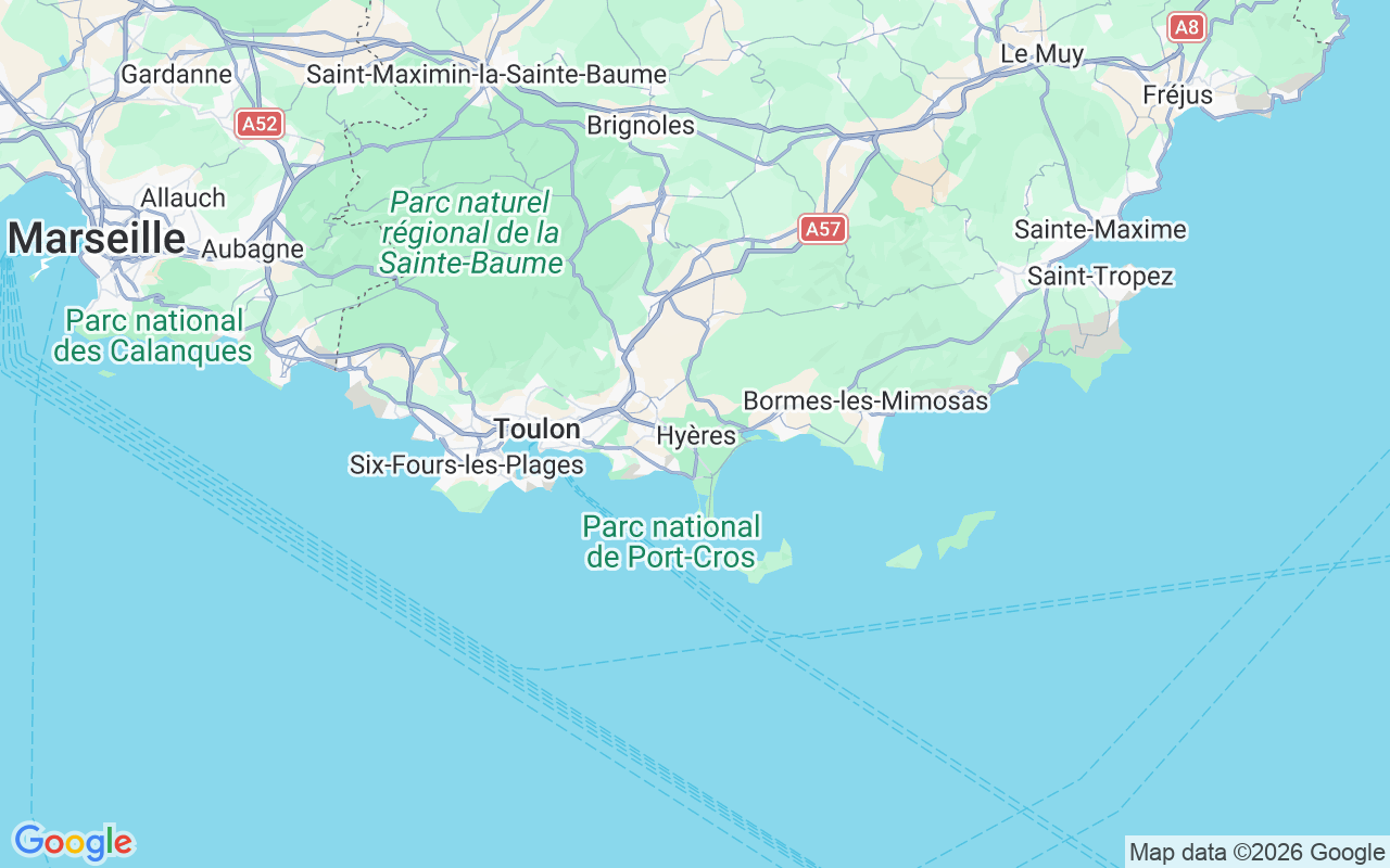 Plats för RIB-båt: Plage Du Débarquement, Hyères