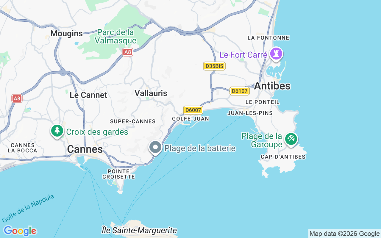 Ubicación Neumática: Port Camille Rayon, Golfe Juan