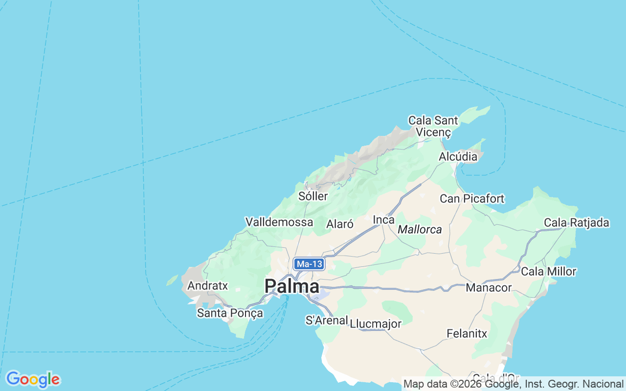 Location of the RIB: Puerto De Sóller, 07100 Sóller