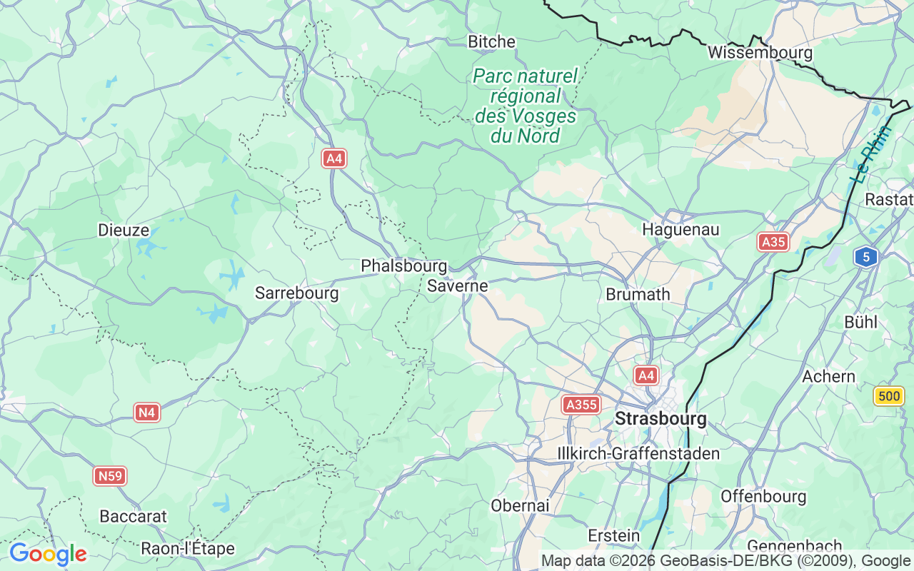 Emplacement du Péniche: 67700 Saverne, France