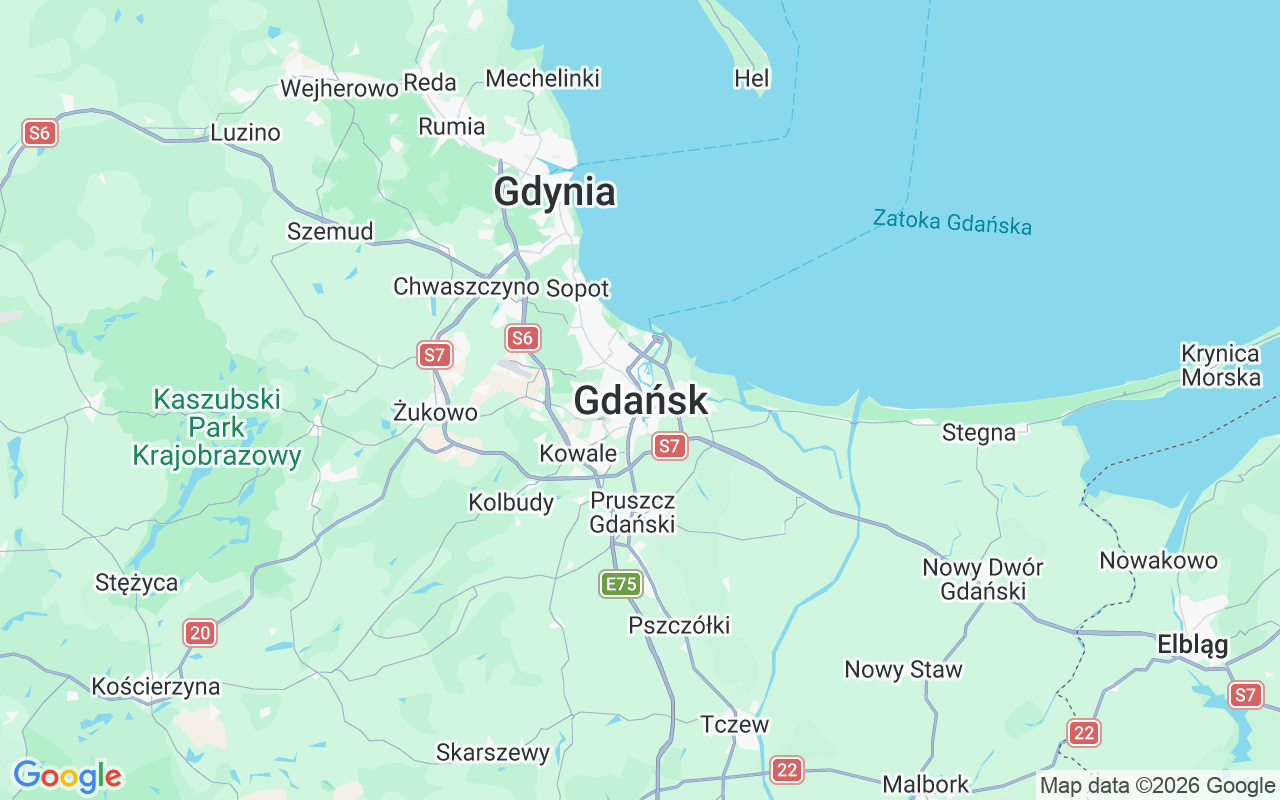 De locatie van Zeilboot: Gdańsk, Polen