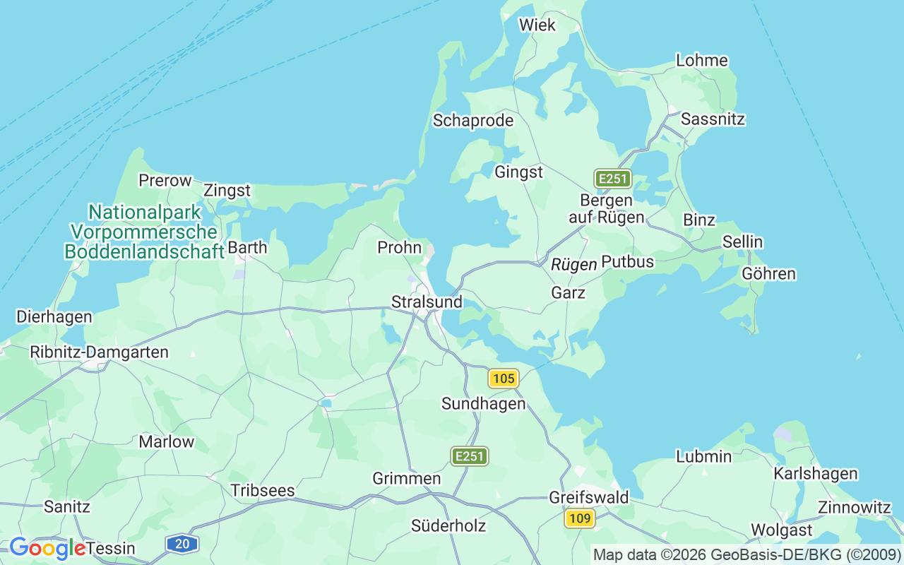 Plats för Segelbåt: 18573 Altefähr, Tyskland