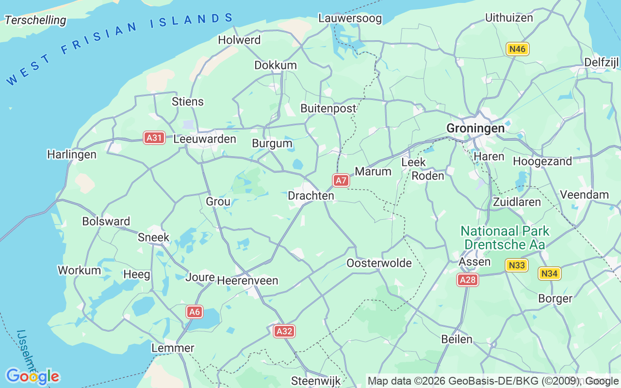 De locatie van Motorboot: Jachthaven De Drait Buitenstvallaat, Drachten