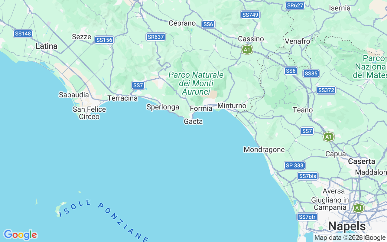 De locatie van Motorboot: Santa Maria Gaeta Medievale, Gaeta