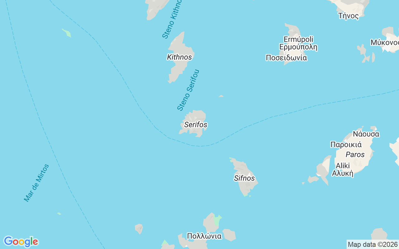 Ubicación Barco sin licencia: Livadi, Serifos 840 05