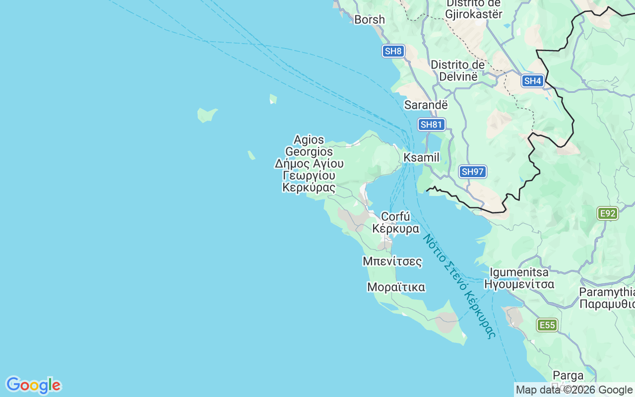 Ubicación Lancha: Palaiokastritsa, Paleokastritsa 490 83