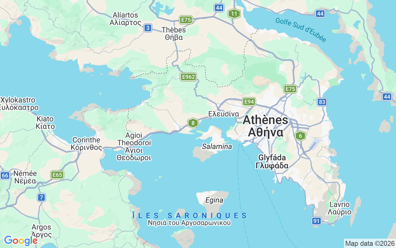 Emplacement du Catamaran: Nea Peramos, Grèce
