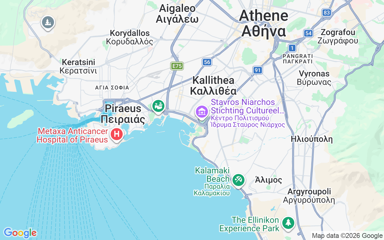 De locatie van Zeilboot: Marina Delta Kallithea, Athene
