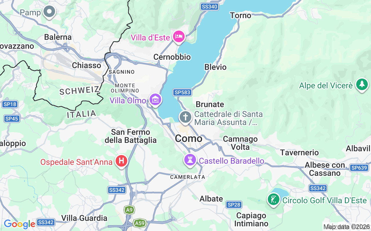 De locatie van Motorboot: Como, Italië