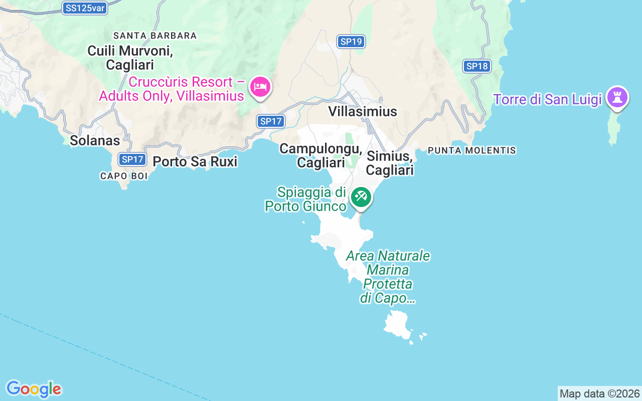 De locatie van RIB: Port Turystyczny, 09049 Villasimius Ca