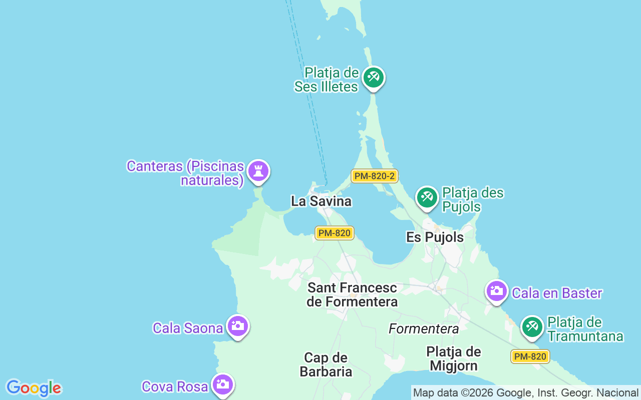 Localização do(a) Lancha: Formentera, Espanha