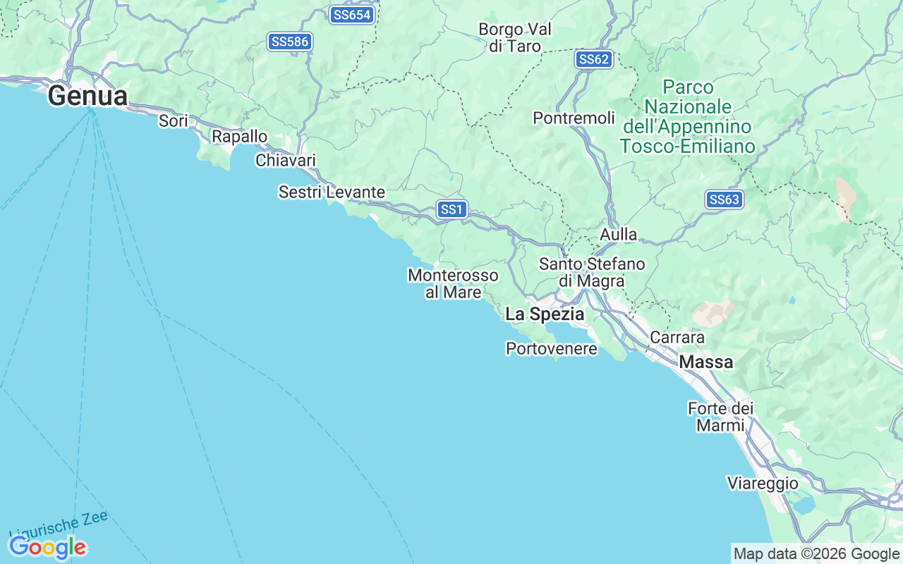 De locatie van Motorboot: La Spezia, Cinque Terre