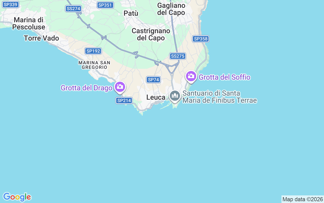 Localização do(a) Lancha: Porto De Santa Maria Di Leuca, 73040 Leuca