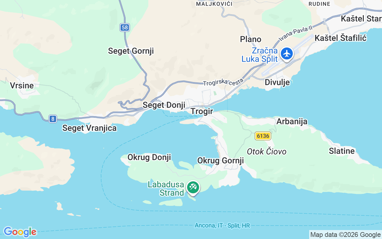 De locatie van Catamaran: Marina & Yacht Service Center Trogir (Sct), Trogir