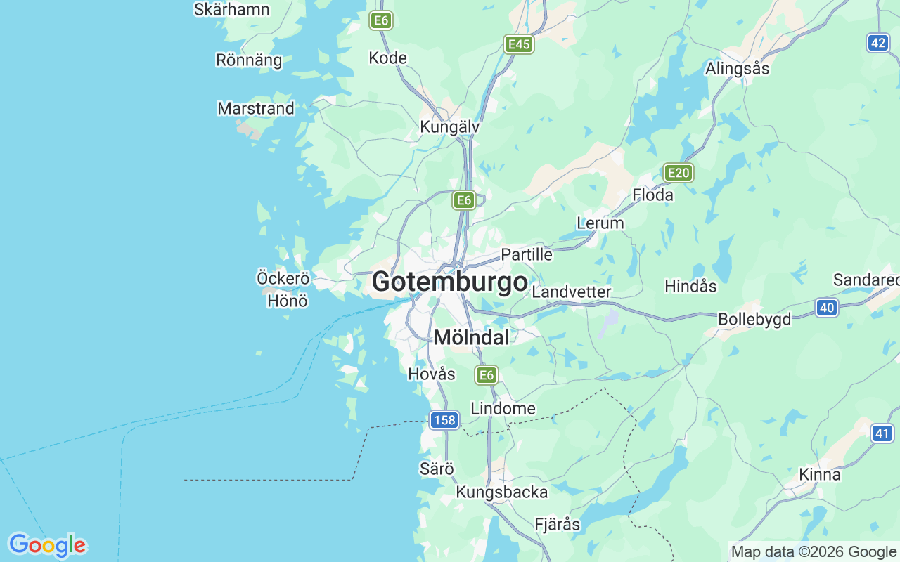 Localização do(a) Lancha: Nya Varvet, Gotemburgo