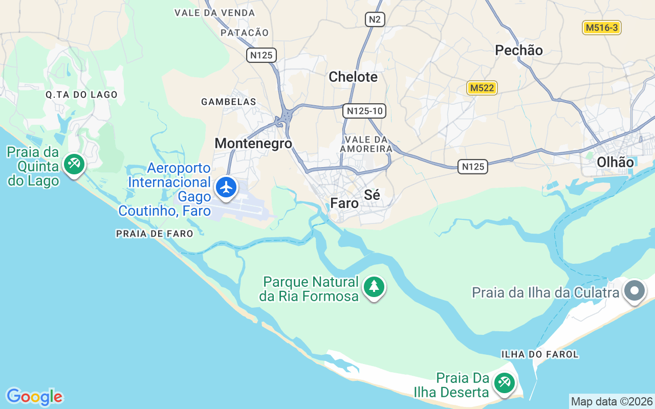 Location of the Catamaran: Faro Dock, Faro District