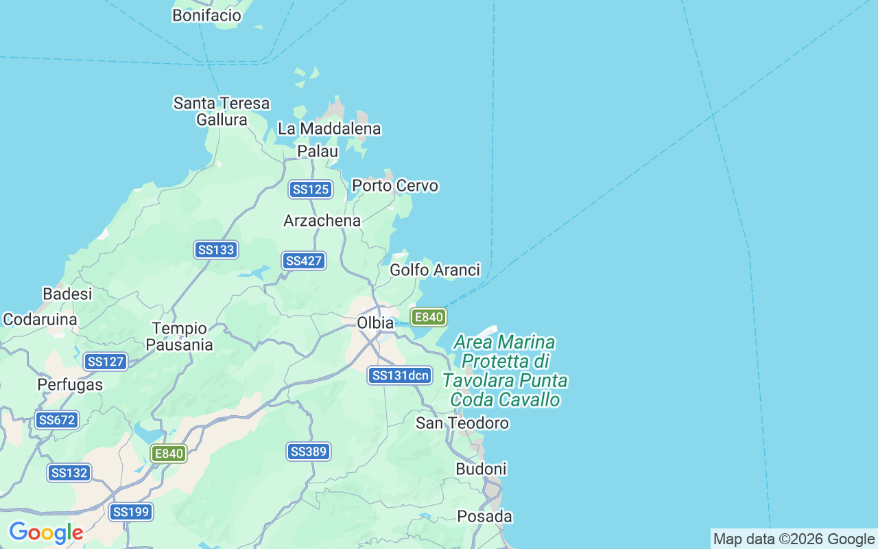 Emplacement du Catamaran: Golfo Aranci, Italie