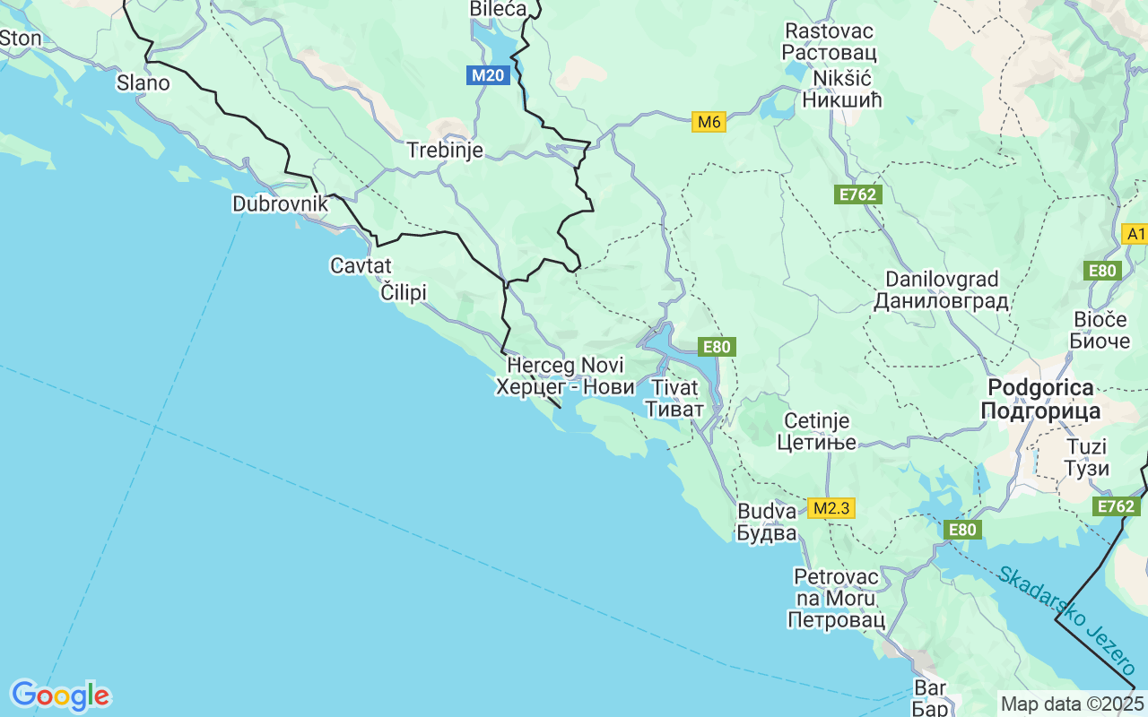 Emplacement du Semi-rigide: Porto Novi Marina, Luštica