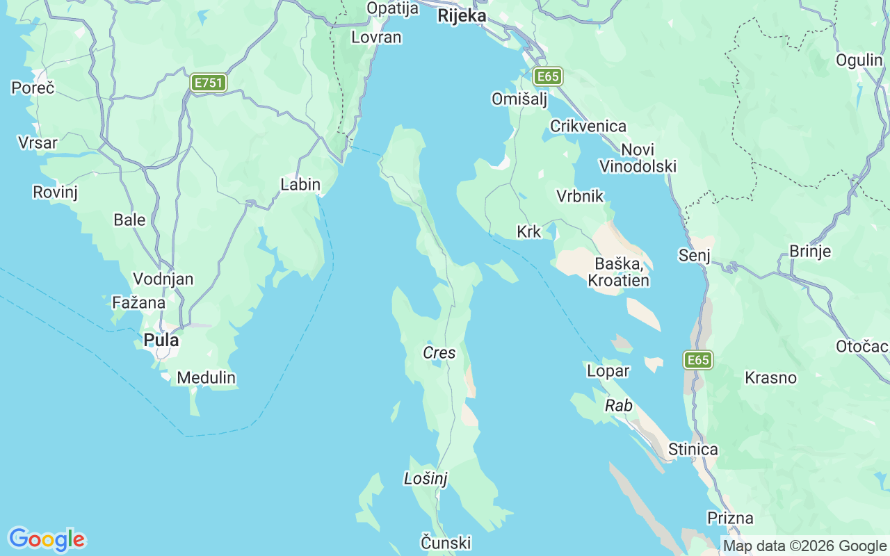 Plats för RIB-båt: Vila Mamin San Lungo Mare Sv Mikule 15, Cres