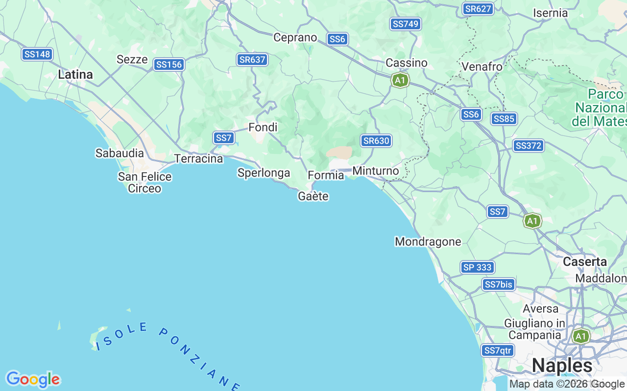 Emplacement du Voilier: Gaeta Flavio Gioia, Gaète
