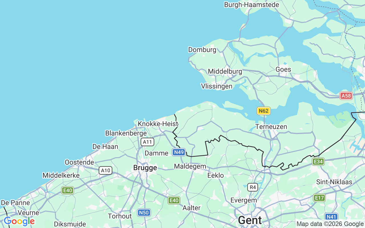 De locatie van Zeilboot: Cadzand-Bad, Cadzand