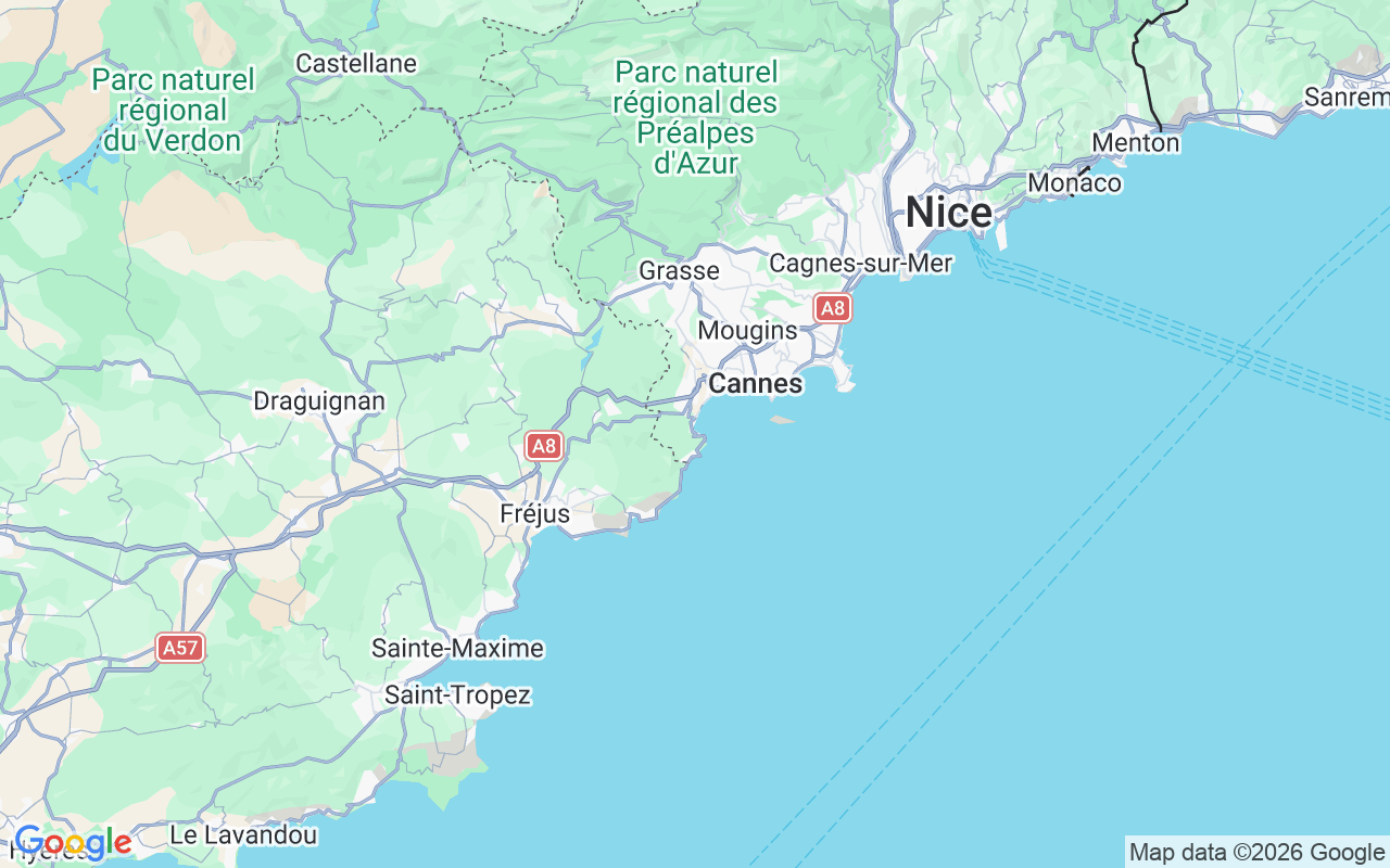 Emplacement du Semi-rigide: Port De La Figueirette, Théoule-Sur-Mer