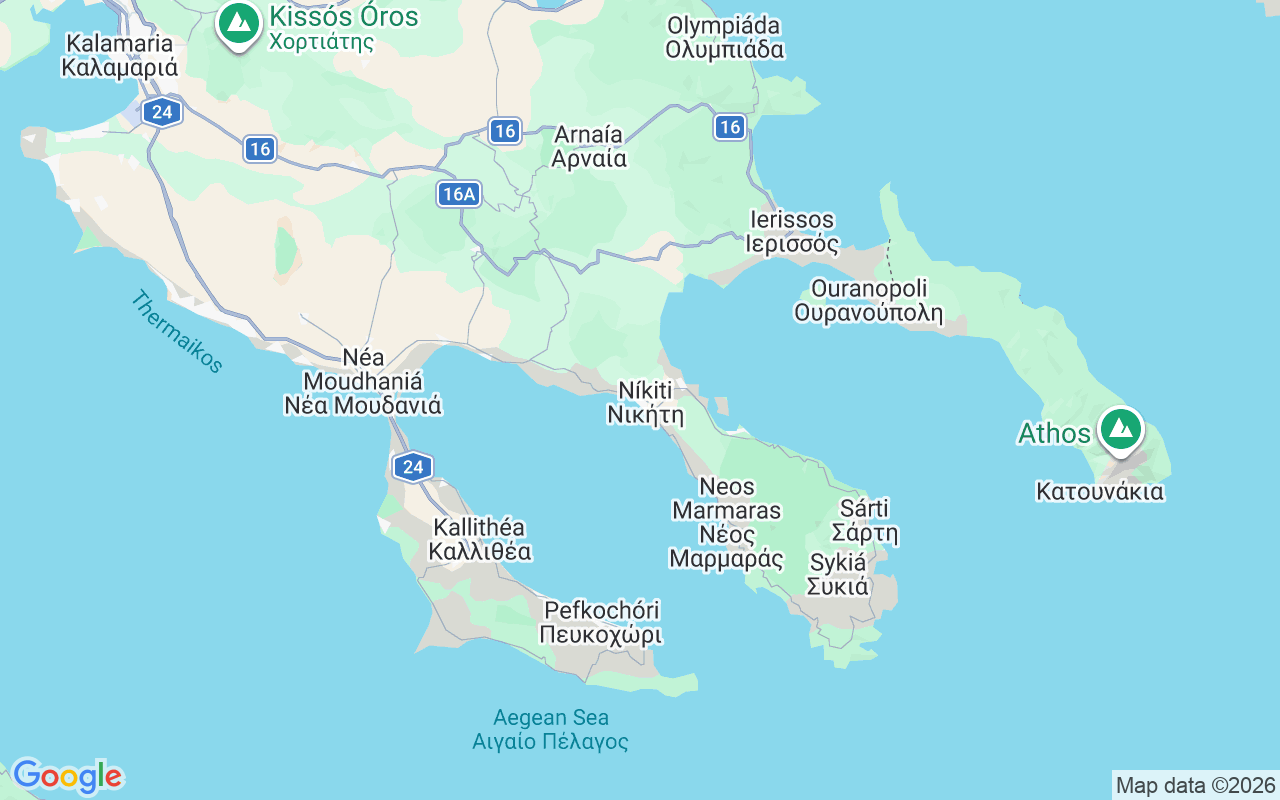Plats för Segelbåt: Nikiti, Grecia, Níkiti 630 88