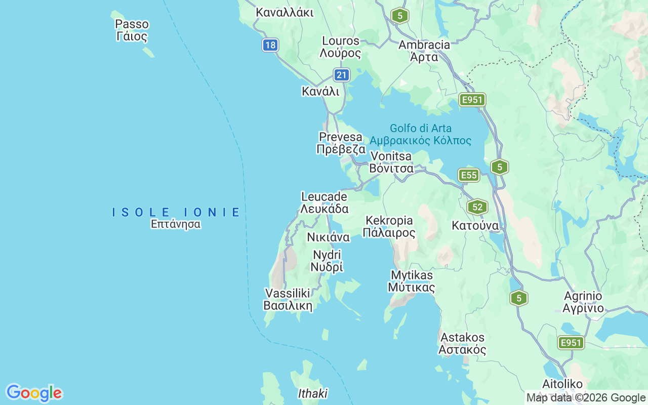 Luogo Catamarano: Lefkada, Grecia