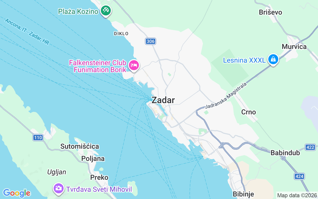 Emplacement du Catamaran: Marina Zadar, Zadar