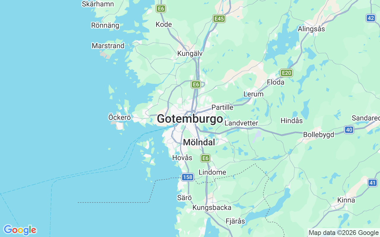 Ubicación Lancha: Nya Varvet, Gotemburgo