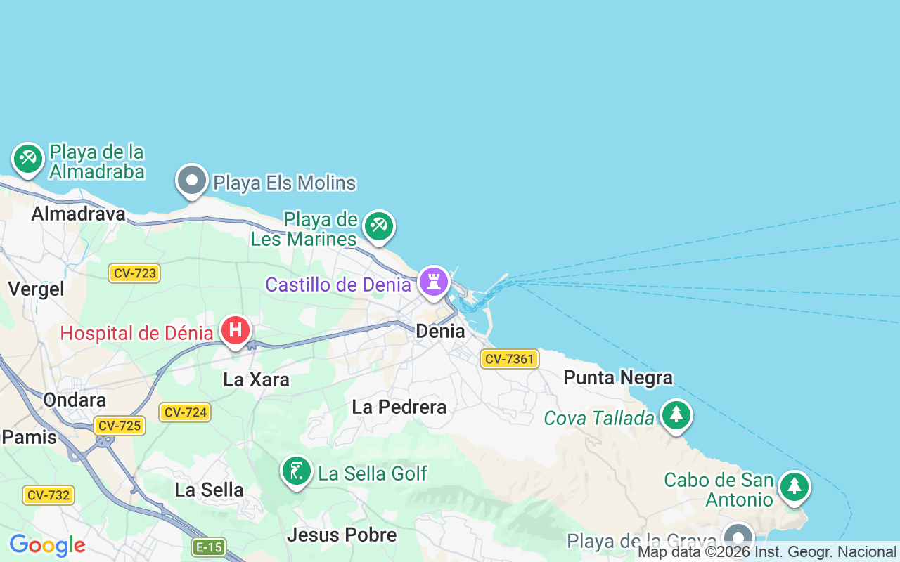 Ubicación Lancha: Marina El Portet De Denia, Denia