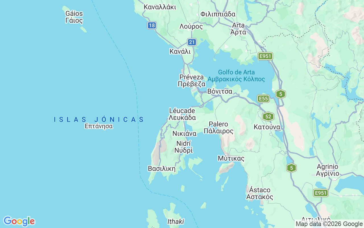 Ubicación Catamarán: Léucade 311 00, Grecia