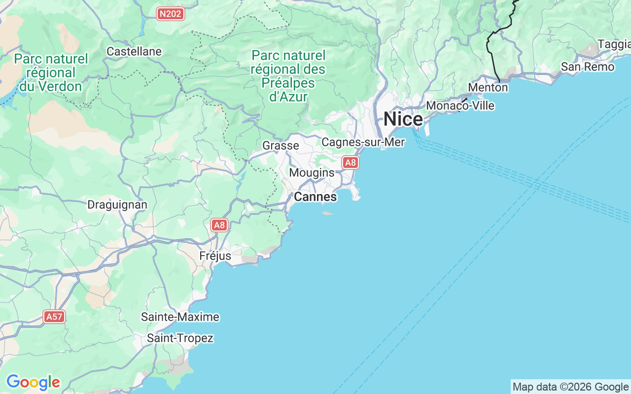De locatie van Motorboot: Port Canto, Cannes