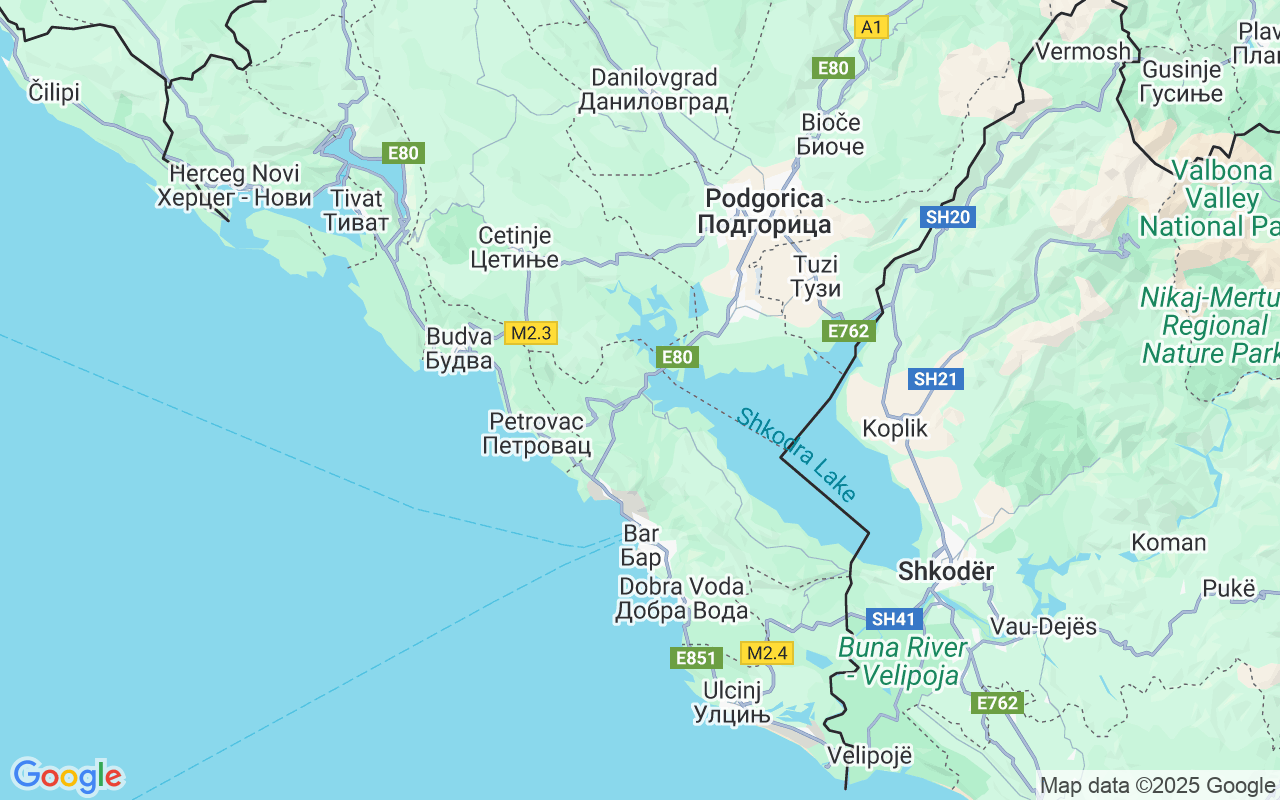 Location of the Motorboat: Virpazar, Virpazar