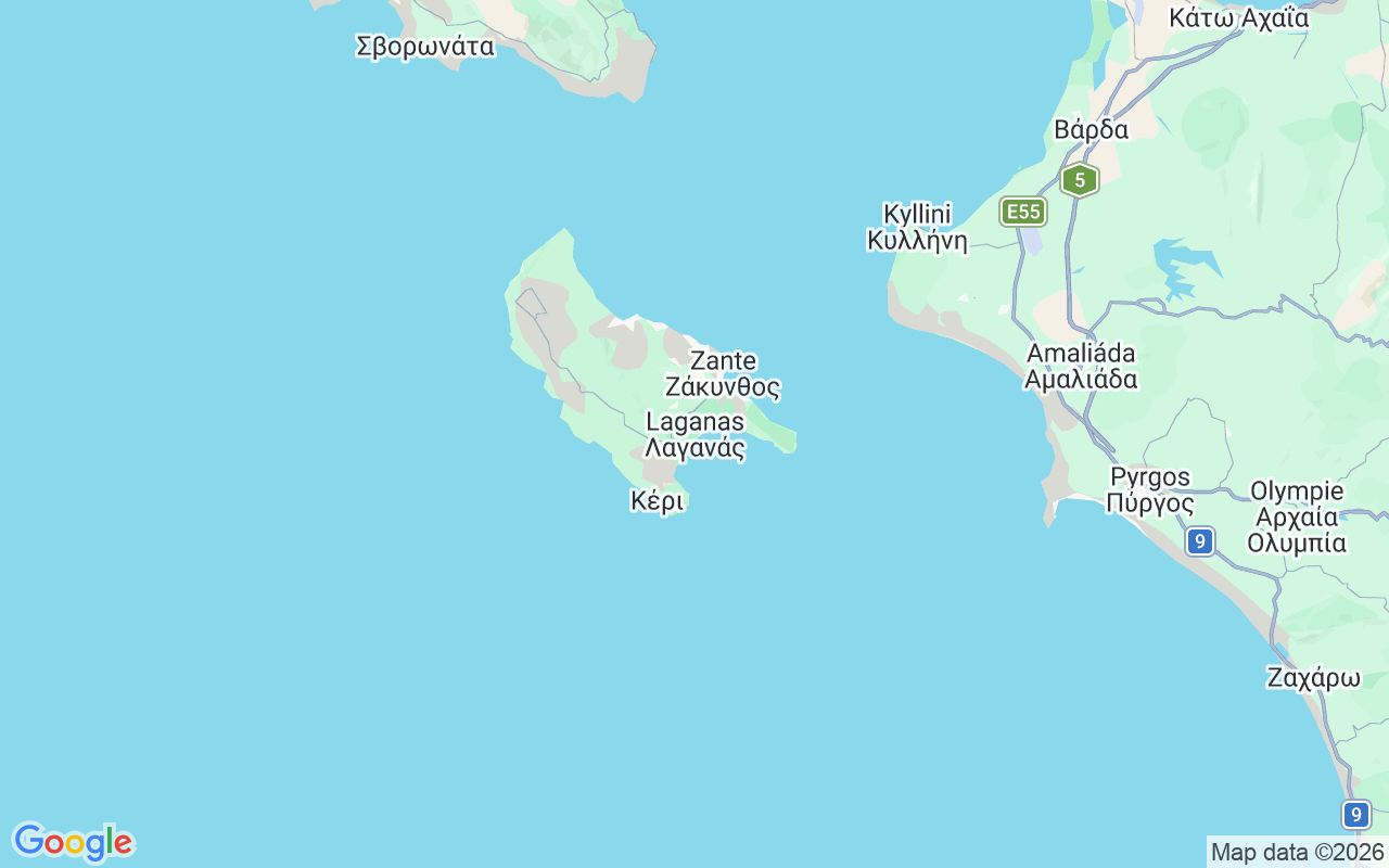 Emplacement du Bateau à moteur: Agios Sostis, Laganas
